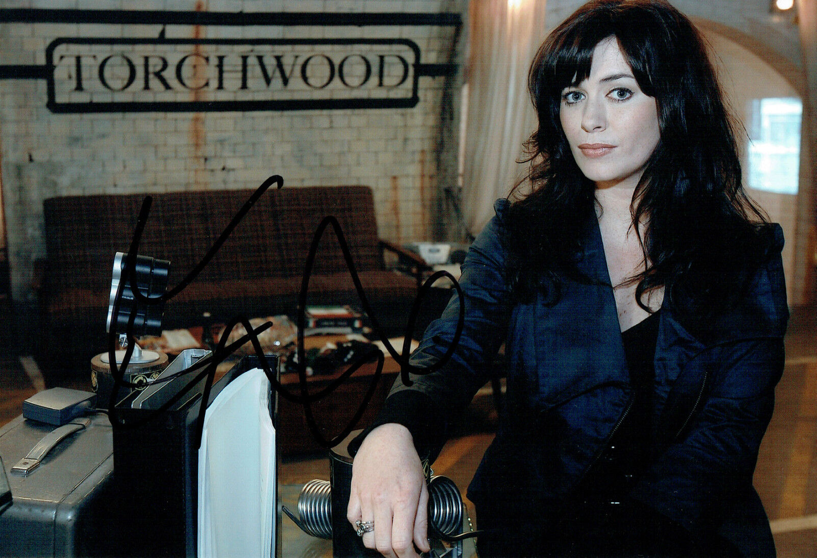 Eve MYLES SIGNED Autograph 12x8 Photo Poster painting AFTAL COA Welsh Actress TORCHWOOD