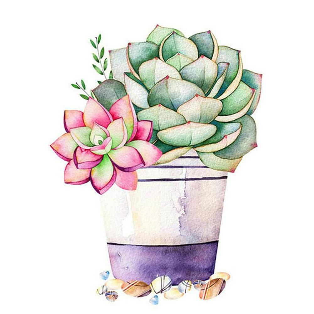 

Succulent Plants-Round Drill Diamond Painting-30*30CM, 501 Original