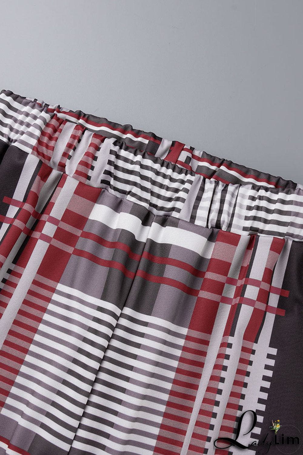 Camouflage Casual Print Patchwork Contrast Turndown Collar Plus Size Two Pieces