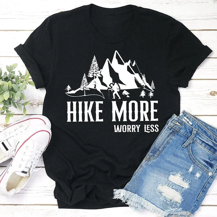 Hike More Worry Less T-Shirt-04590-Annaletters