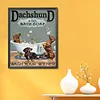 Bathroom Puppy Full 11CT 3 Strands DIY Stamped Cross Stitch Kits 40x50cm Embroidery Needlepoint Starter Kit for Beginners Adults Gift Home Wall Decor