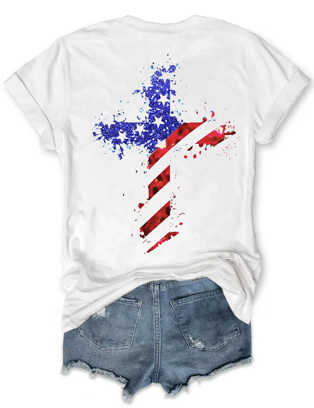 4th Of July Wine Glasses T-Shirt