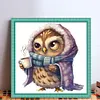 Owl - 18CT Stamped Cross Stitch 20*20cm/7.87*7.87in tapestrymarket