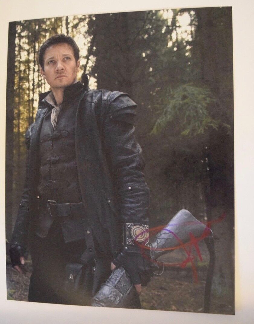 Jeremy Renner Signed Autographed 11x14 Photo Poster painting The Town Avengers COA VD