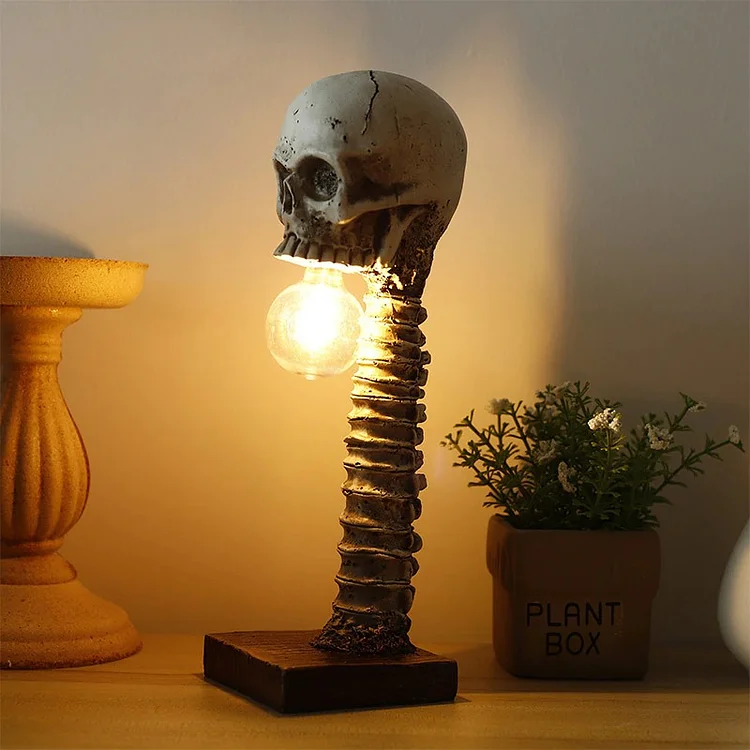 Halloween Skull Skeleton Lamp 