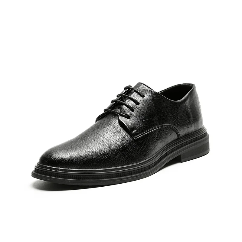 Colourp Colourp Business Dress Leather Shoes Men's British Casual Korean Version Of Fashion Height Wedding Shoes M23-J
