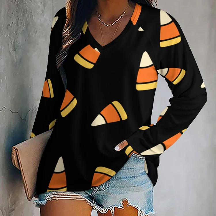 Ladies Long Sleeve Skull Candy Jersey