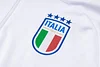 2024 Italy Half-Pull Training Suit Off-White Soccer Shirt