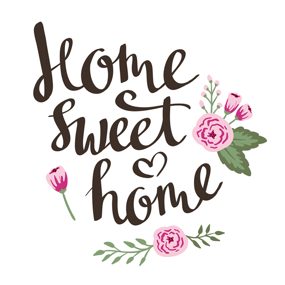 

Sweet Home PVC Wall Stickers Living Room Bedroom Decal Art Mural Decoration, 501 Original