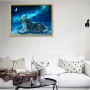 Romantic Wolf | Full Round Diamond Painting Kits