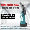 Handheld Electric Pruning Saw Rechargeable Small Chainsaw