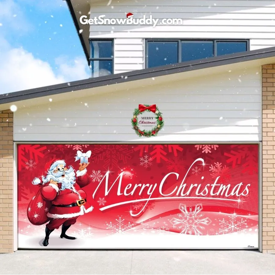 SnowBuddy Garage Door Covers Christmas 2024 Buy 2 Free Shipping