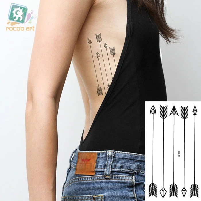 Small Temporary Tattoo Sticker G-dragon Same Black Smiling face Cat Star Pattern Water Transfer Body Art Fake Tatoo Women