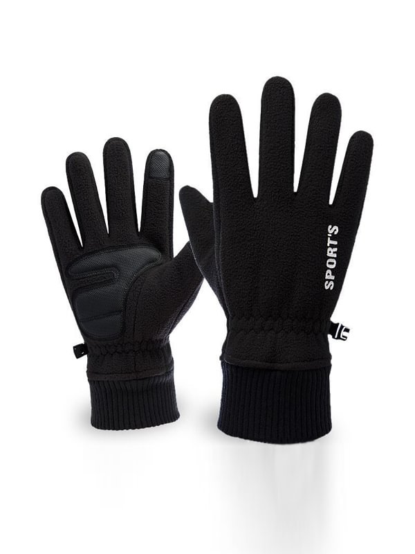 Outdoor Plush cotton waterproof gloves