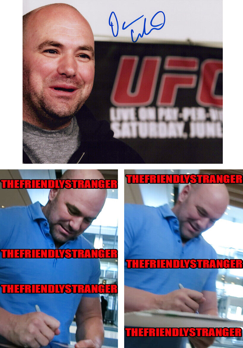 DANA WHITE signed Autographed UFC