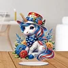 PET Double Sided Special Shaped Horse Diamond Painting Desktop Decor for Adults