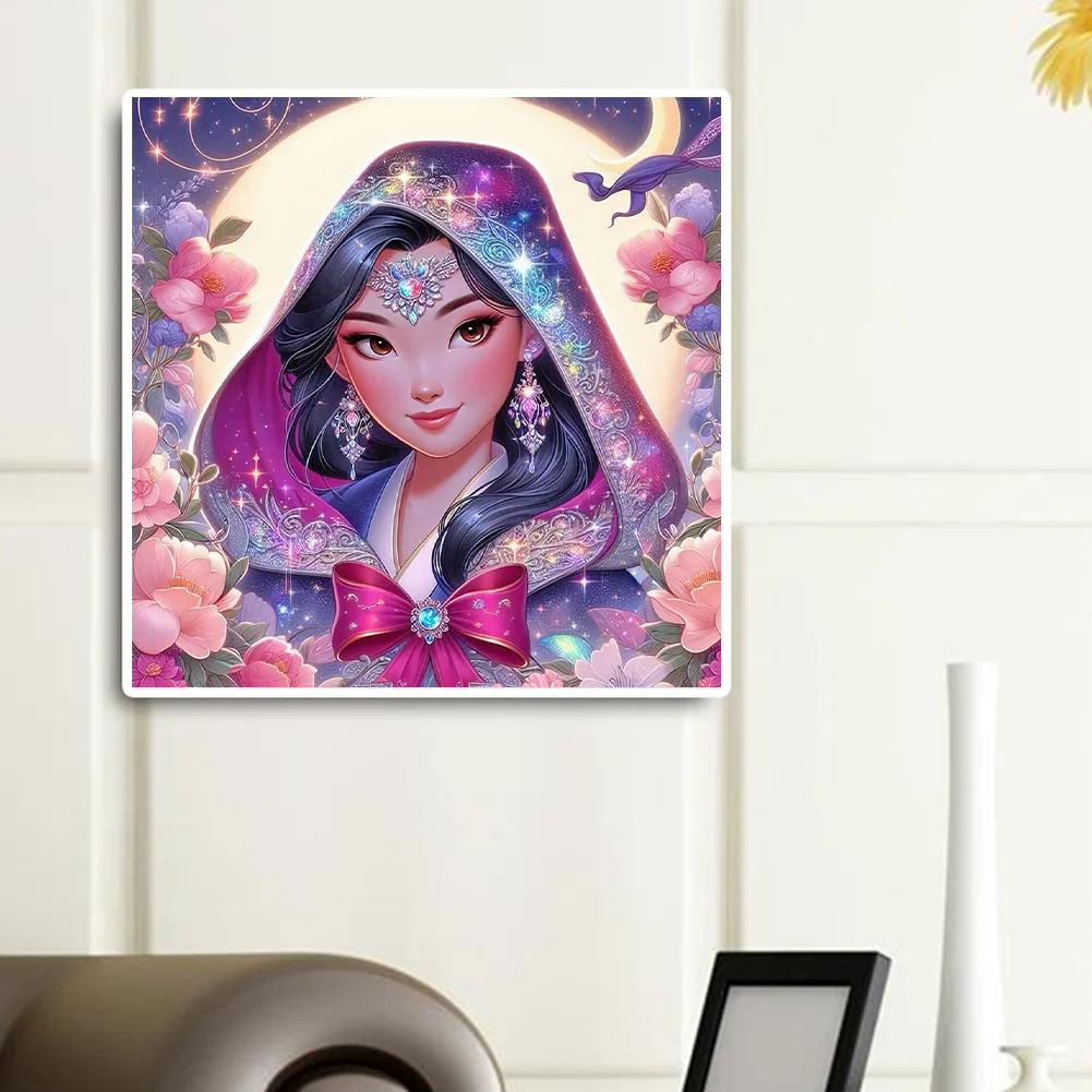 Diamond Painting - Full Round Drill - Princess Mulan(Canvas|40*40cm)