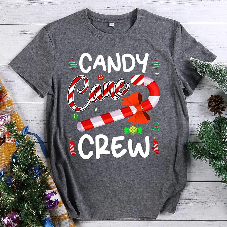 Candy Cane Crew T-Shirt-614791-Annaletters