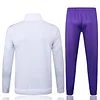 25/26 Real Madrid White long zipper  Training Jacket Set