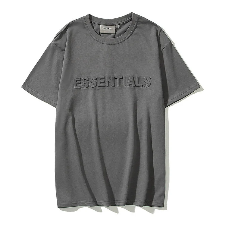 ESSENTIAL Letters Men and Women Loose Short Sleeved T-Shirt