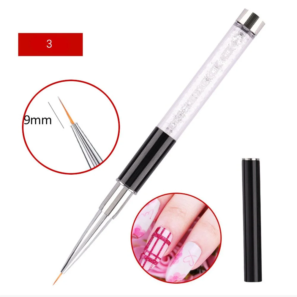 16 Types Nail Art Painting Brush UV Gel Extension Builder Carving Drawing Pen Crystal Diamond Handle Manicure Salon Tools NEW-Nail Inspo