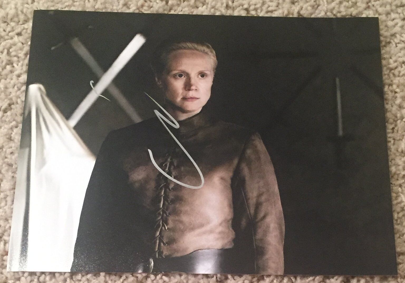 GWENDOLINE CHRISTIE SIGNED AUTOGRAPH GAME OF THRONES 8x10 Photo Poster painting G w/PROOF