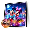 Mickey minnie-plein diamant rond peinture-50 * 50cm
