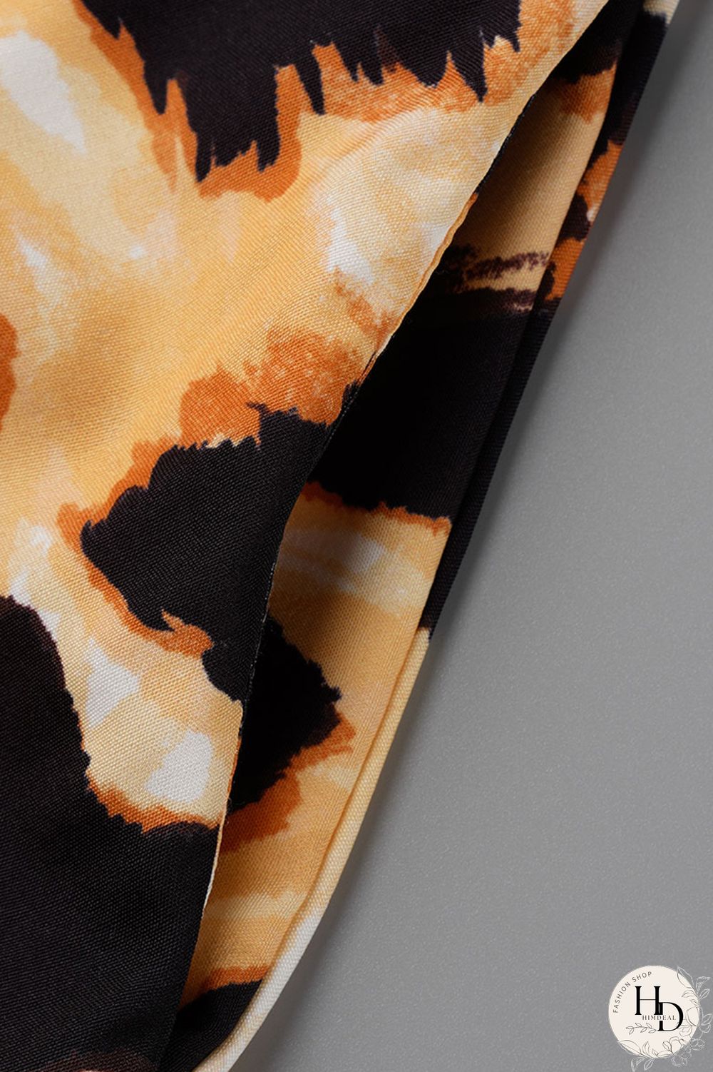 Camouflage Fashion Casual Print Patchwork Turndown Collar Shirt Dress