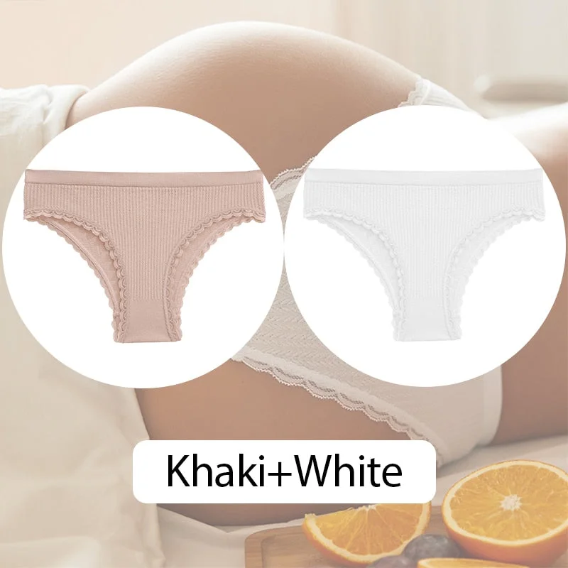 FINETOO Women Brazilian Panties Low Waist Underwear Ladies 3D Jacquard Underpants M-2XL Plus Size Panty Comfortable Lingerie New