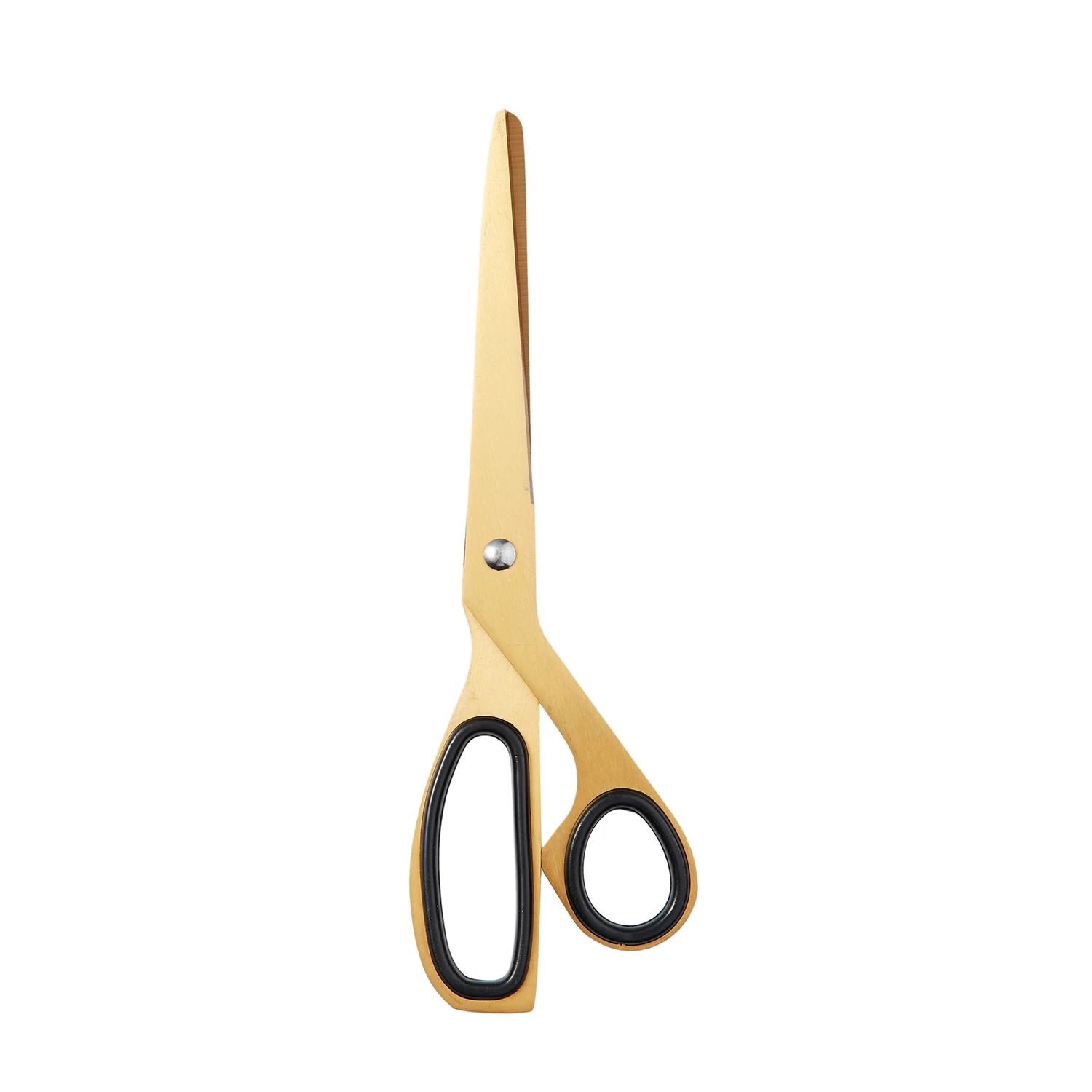 Fromthenon Golden Brass School Scissors Asymmetric Scissors Minimalist Design Office Household Scissors Kawaii Korean Stationery