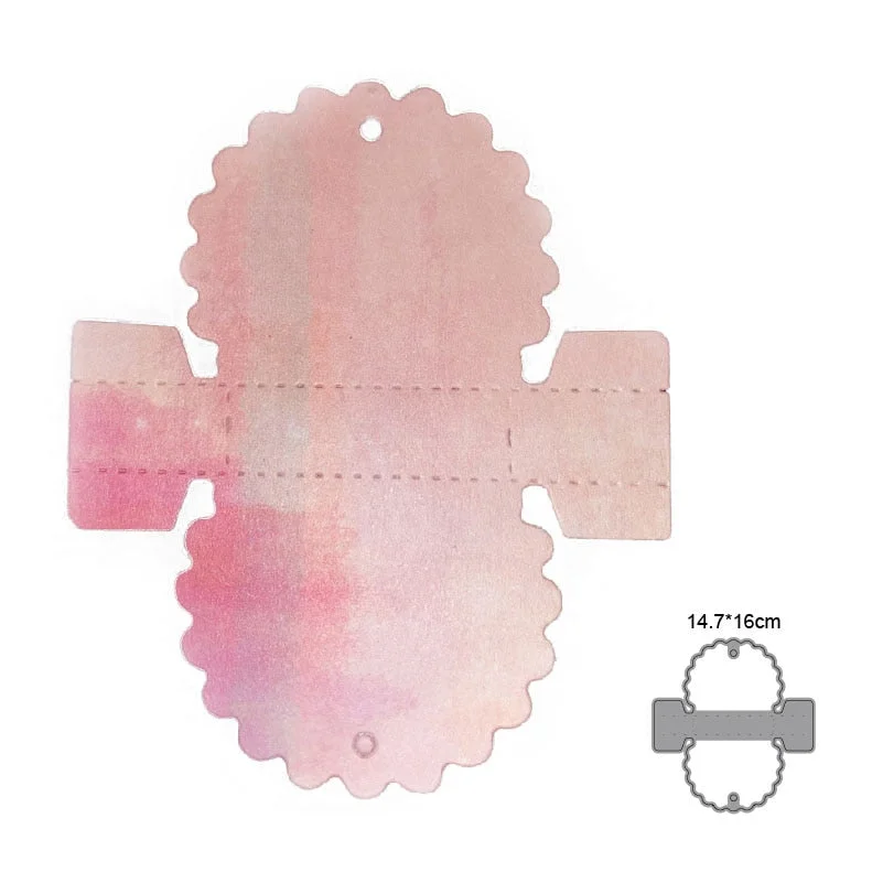 Craft Dies Candy Box Case Frame Cutting Dies Stencils Dies for Diy Scrapbooking Dies Craft Paper Card Making Metal Dies New 2021