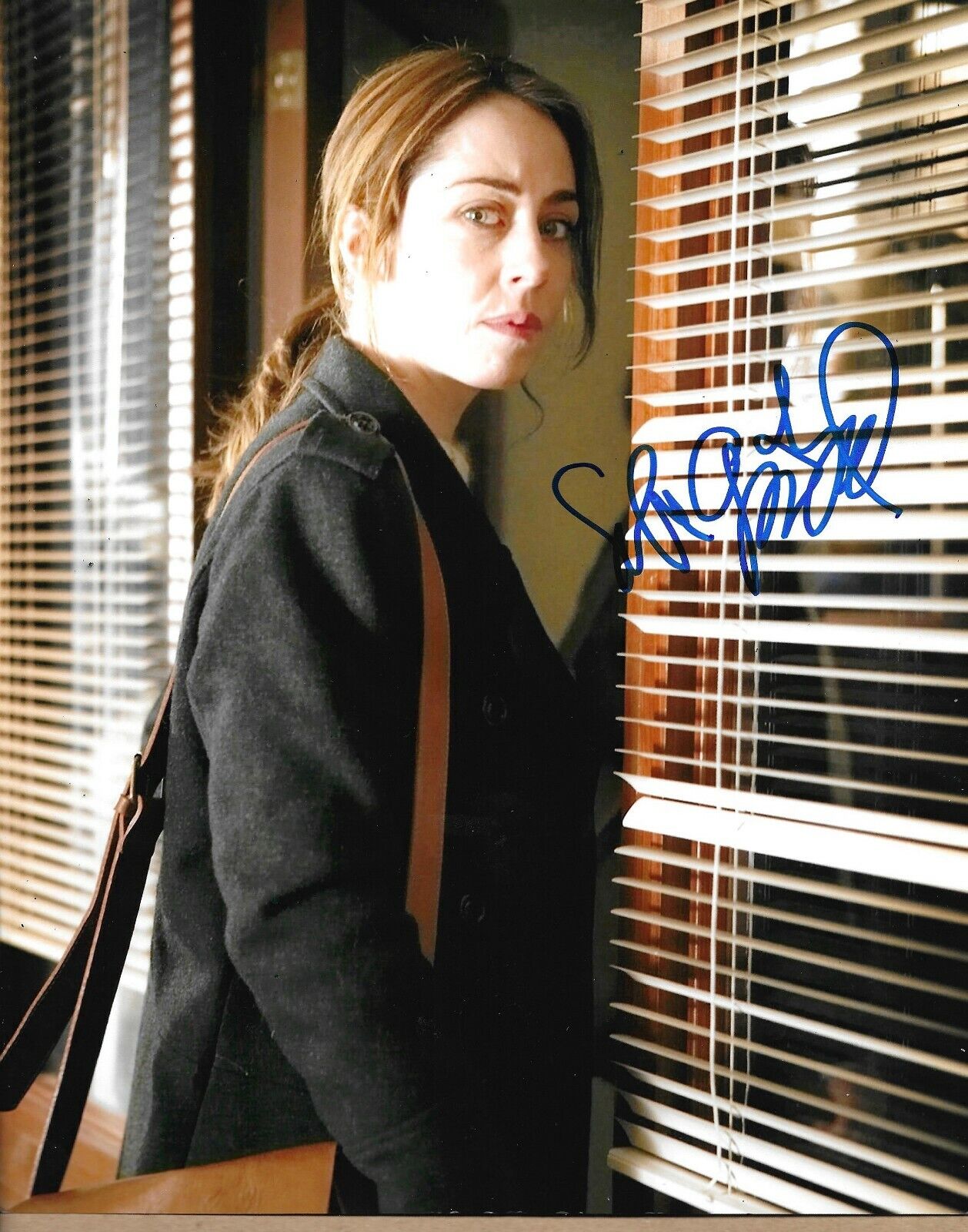 Sofie Grabol Signed Forbrydelsen/The Killing 10x8 Photo Poster painting AFTAL