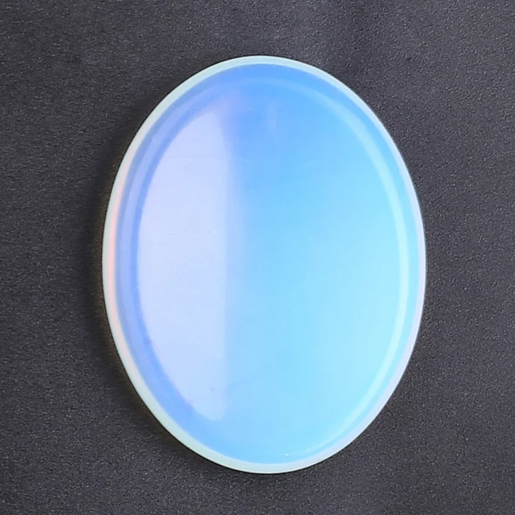 Crystal Palm Stone Massage Jade Decompression Thumb-Shaped Worry Stone