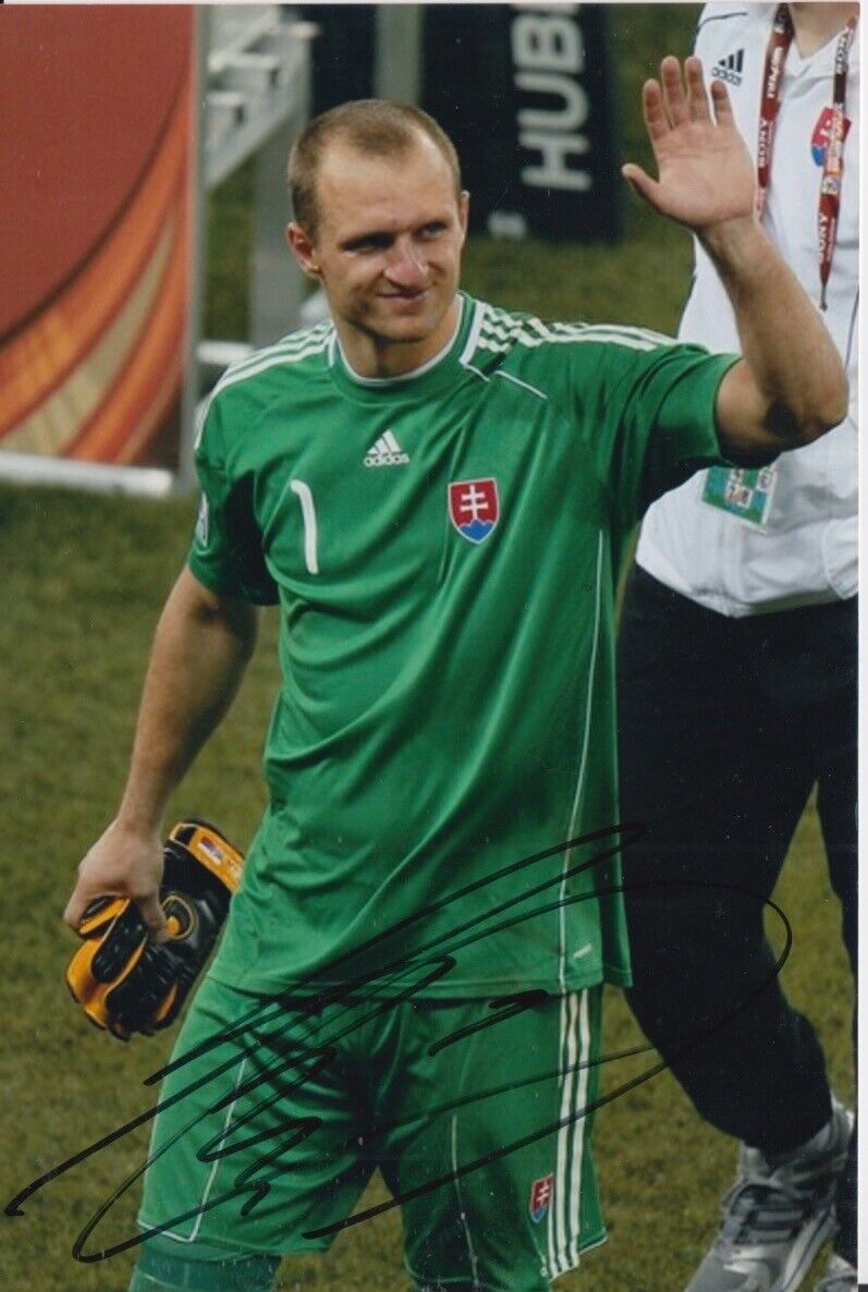 JAN MUCHA HAND SIGNED 6X4 Photo Poster painting SLOVAKIA FOOTBALL AUTOGRAPH 1