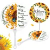 8Pcs DIY Diamond Painting Church Handheld Fans, Christian Bible Verse Scripture Hand Fans with Plastic Handles, Religious Inspirational Church Welcome Gifts for Visitors, Women Men, Bridal Shower Guest Favors