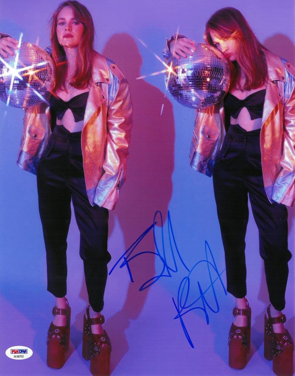 Britt Robertson Signed Authentic Autographed 11x14 Photo Poster painting PSA/DNA #AE80792