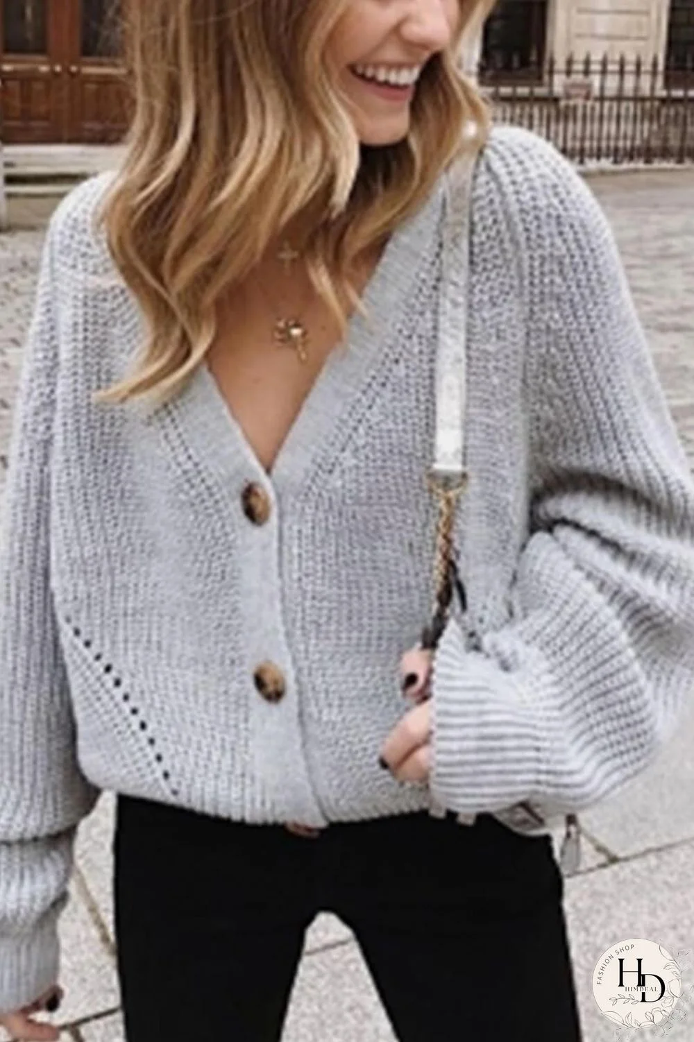 Loose Cardigan Sweater