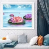 Water Lotus  | Full Round Diamond Painting Kits