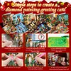 Soldier DIY Diamond Painting Greeting Cards with Envelopes