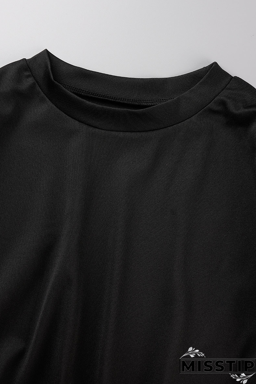 Tangerine Red Casual Solid Patchwork O Neck Short Sleeve Two Pieces