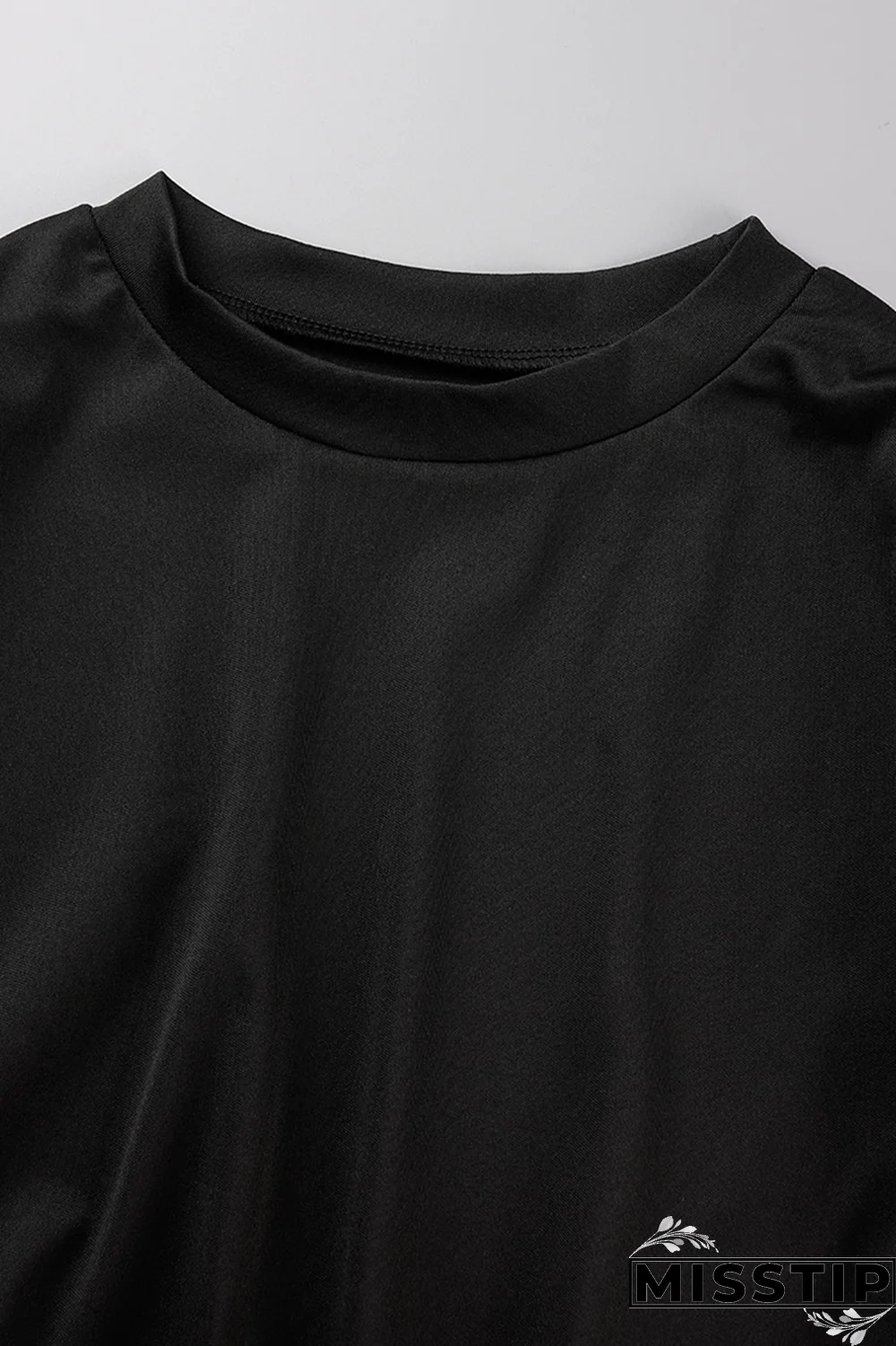 Tangerine Red Casual Solid Patchwork O Neck Short Sleeve Two Pieces