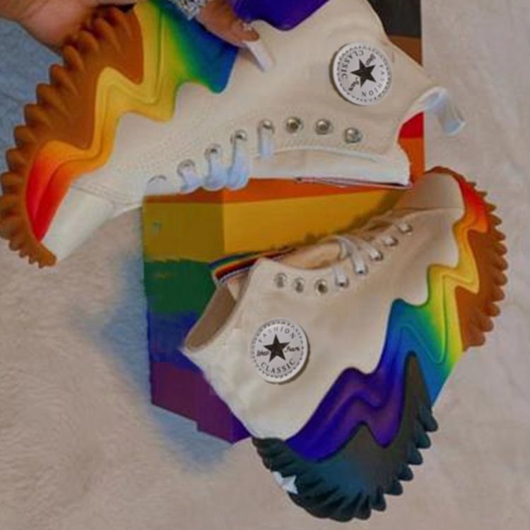 High Quality Canvas Shoes With Thick Soles