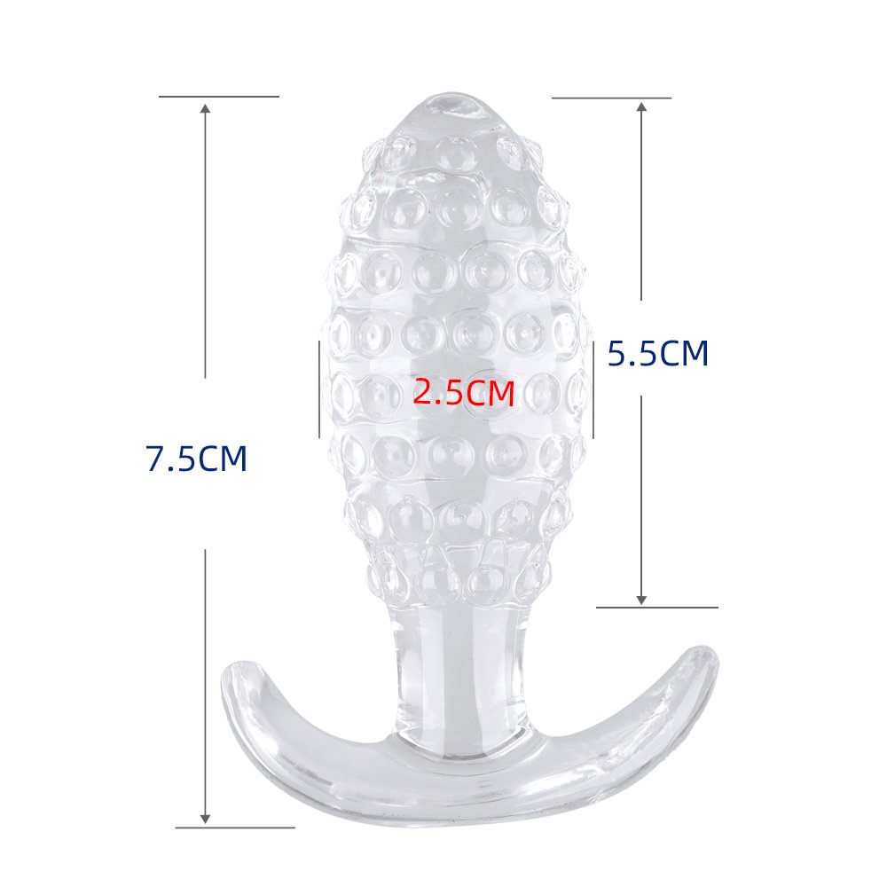 Soft Granule Pineapple Wearable Anal Plug Suit For Men And Women 