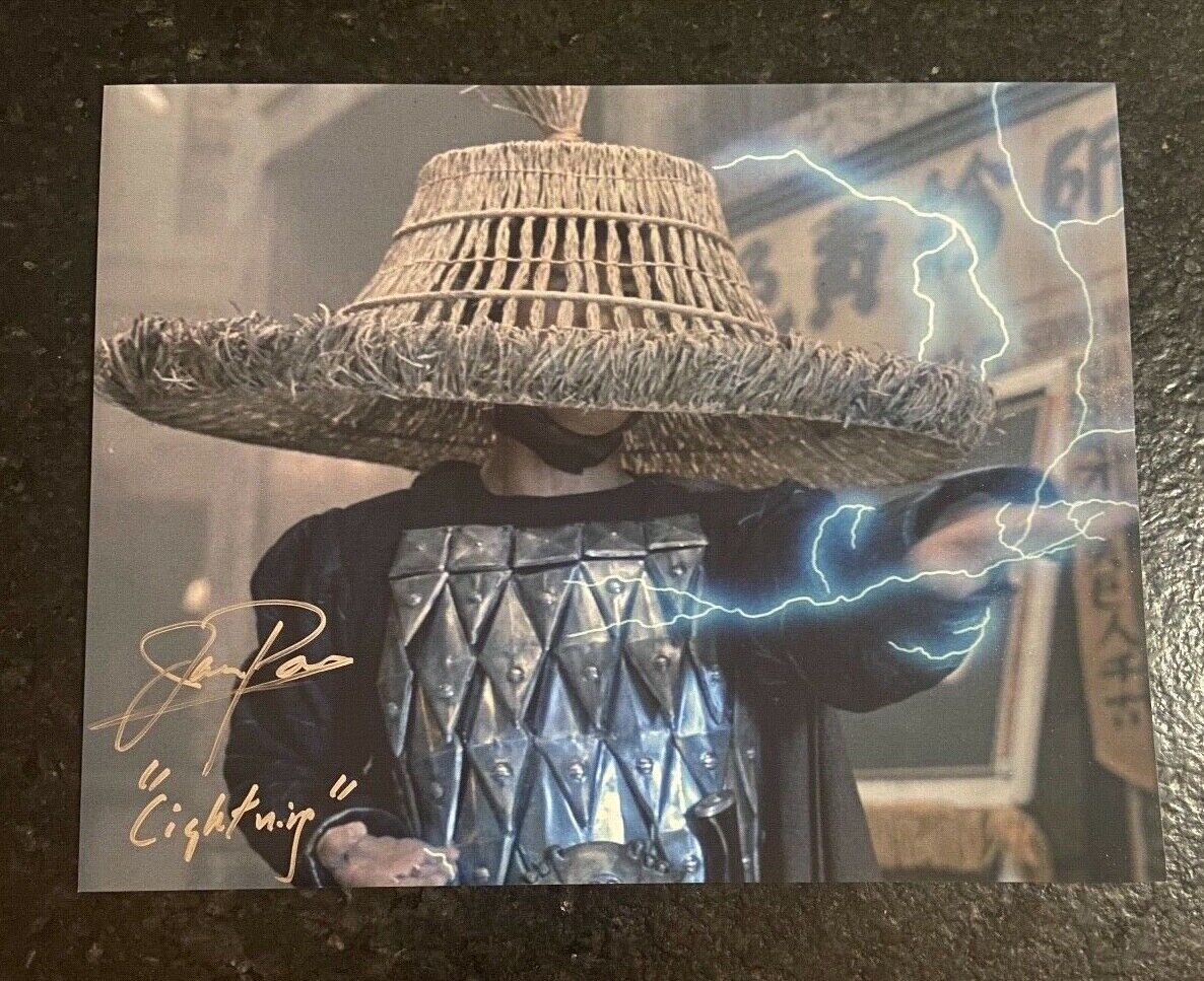 * JAMES PAX * signed 11x14 Photo Poster painting * BIG TROUBLE IN LITTLE CHINA * LIGHTNING * 8