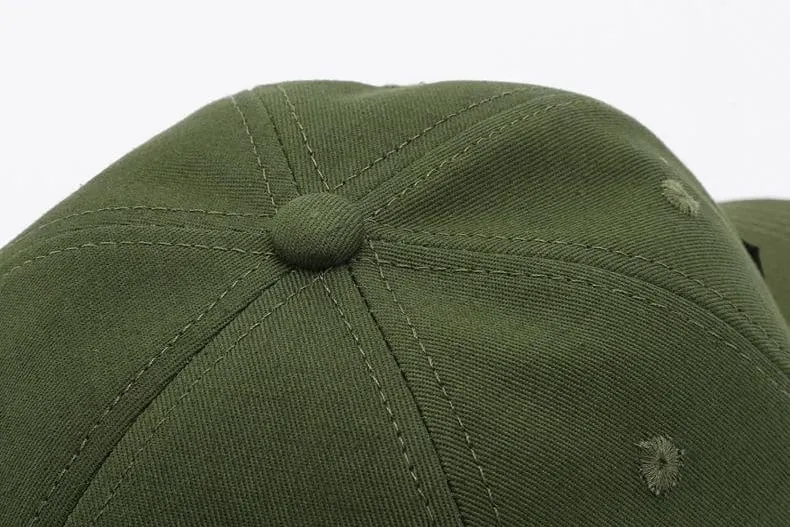 Stitched crown construction detail