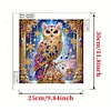 Owl-Special Shaped Diamond Painting