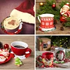 8pcs Santa Diamond Painting Art Acrylic Coasters