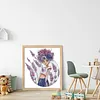 Lavender Girl-14CT Stamped Cross Stitch 28*31cm/11.02*12.2in