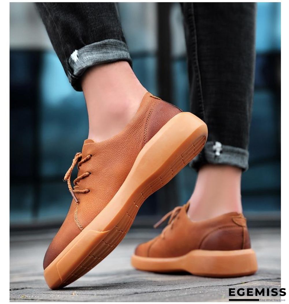 Casual Shoes Loafers Men Shoes Quality Handmade Leather Shoes Men Flats Moccasins Shoe | EGEMISS