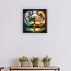 Le Magnifique Arbre De Vie Au Milieu Du Lac Compl&egrave;te Rond Diamant Peinture 30X30CM